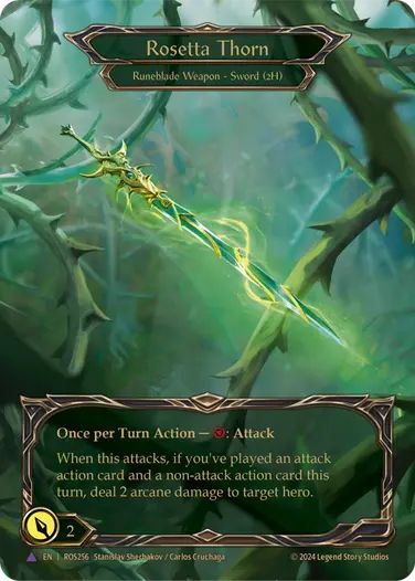 FAB Flesh and Blood  薔薇の棘、ヴァーダンス Marvel JP】《Cold Foil》[エレメンタル 魔術師] 薔薇の棘、ヴァー