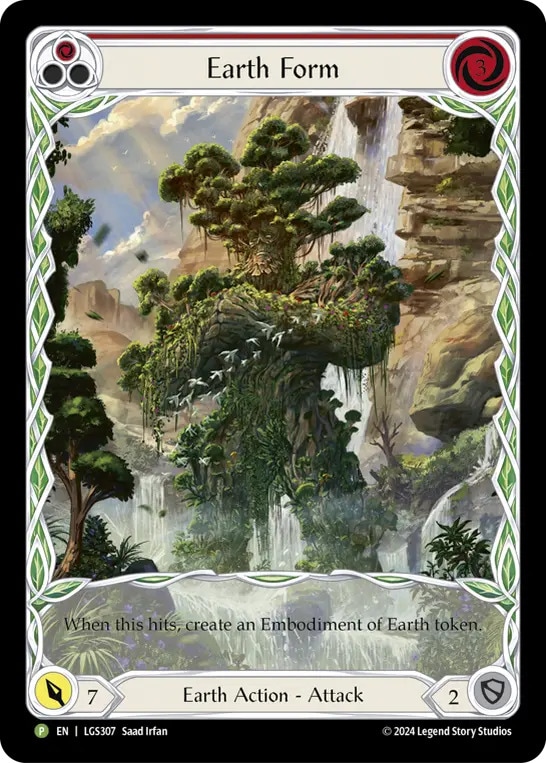 EN】《Rainbow Foil》[Earth] Earth Form/大地の表象 (赤)「P