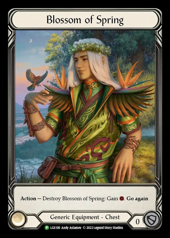 EN】《Cold Foil》[Generic] Blossom of Spring (装備品)「P」〔LGS100