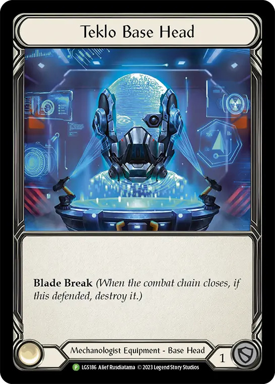 EN】《Cold Foil》[Mechanologist] Teklo Base Head (装備品)「P