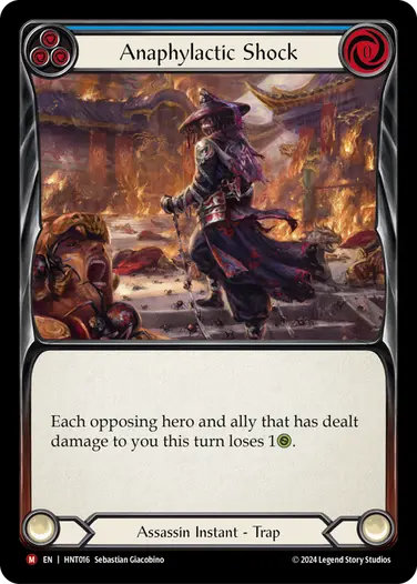 【EN】[Assassin] Anaphylactic Shock/アナフィラキシーショック (青)「M」〔HNT016〕