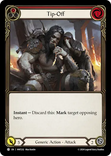 【EN】[Generic] Tip-Off/密告 (赤)「C」〔HNT232〕