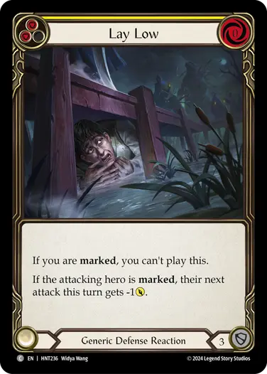 【EN】[Generic] Lay Low/潜伏 (黄)「C」〔HNT236〕