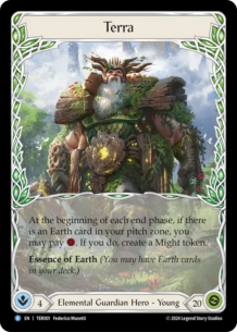 【EN】《Rainbow Foil》[Elemental Guardian] Terra/テラ (ヒーロー)「R」〔TER001〕