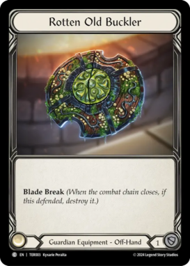 【EN】[Guardian] Rotten Old Buckler/腐旧したバックラー (装備品)「C」〔TER003〕
