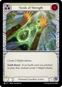 【EN】[Elemental Guardian] Seeds of Strength/力の種子 (黄)「C」〔TER018〕