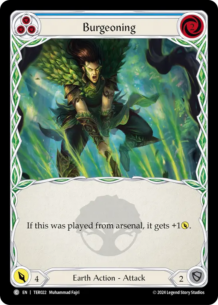 【EN】[Earth] Burgeoning/急成長 (青)「C」〔TER022〕