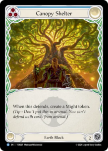 【EN】[Earth] Canopy Shelter/林冠の保護 (青)「R」〔TER027〕