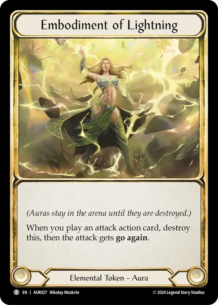 【EN】[Elemental] Embodiment of Lightning/稲妻の化身 (トークン)「C」〔AUR027〕