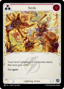 【EN】[Lightning] Sizzle/爆ぜり (赤)「C」〔AST018〕