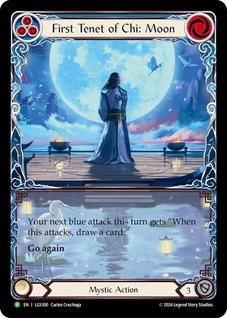 EN】《Rainbow Foil》[Mystic] First Tenet of Chi: Moon/気の教義の一
