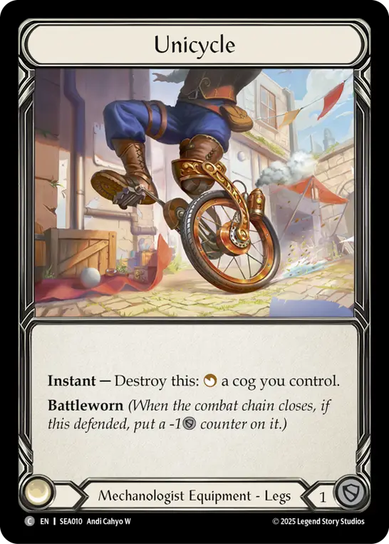 【EN】[Mechanologist] Unicycle/装着型一輪車 (装備品 )「C」〔SEA010〕
