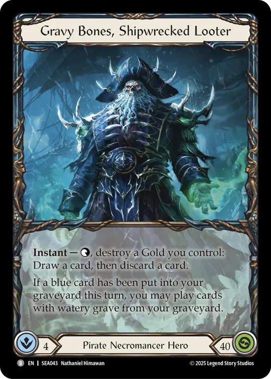 EN】[Pirate Necromancer] Gravy Bones, Shipwrecked Looter