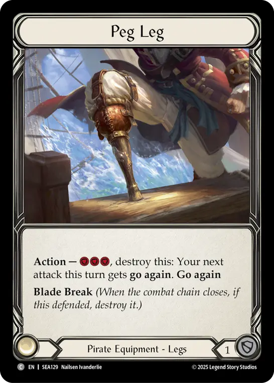 【EN】[Pirate] Peg Leg/義足 (装備品)「C」〔SEA129〕