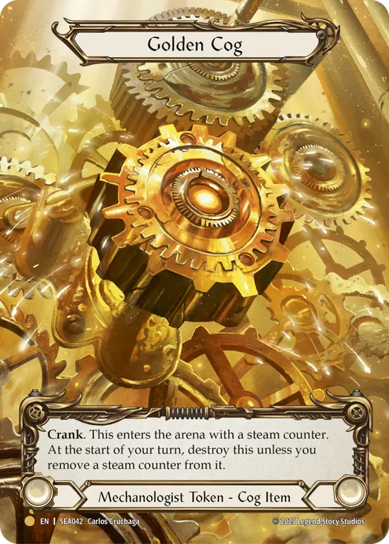 EN】《Rainbow Foil》[Mechanologist] Golden Cog/金の歯車