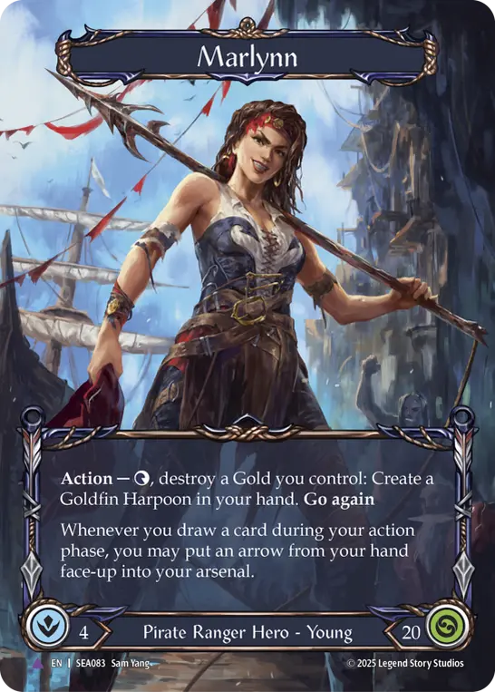EN】《Cold Foil》[Pirate Ranger] Marlynn/マーリン (ヒーロー
