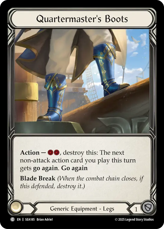 EN】《Cold Foil》[Generic] Quartermaster's Boots/操舵手のブーツ