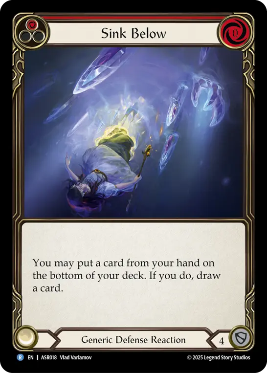 【EN】[Generic] Sink Below/群青へ沈む (赤)「R」〔ASR018〕