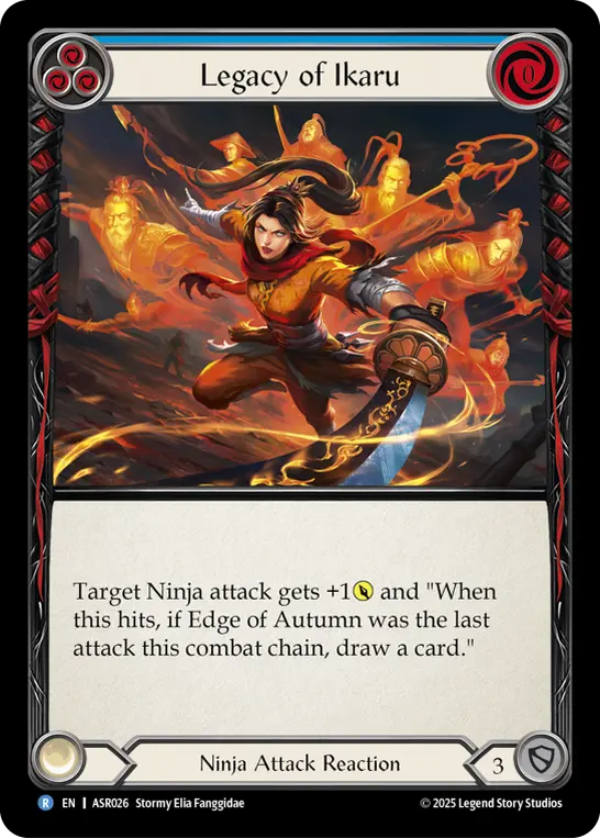 【EN】[Ninja] Legacy of Ikaru/イカルの遺志 (青)「R」〔ASR026〕