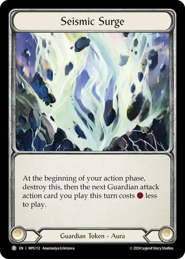 震激トークン Seismic Surge EN】[Guardian] Seismic Surge/震激 (トークン)「T」〔MPG112