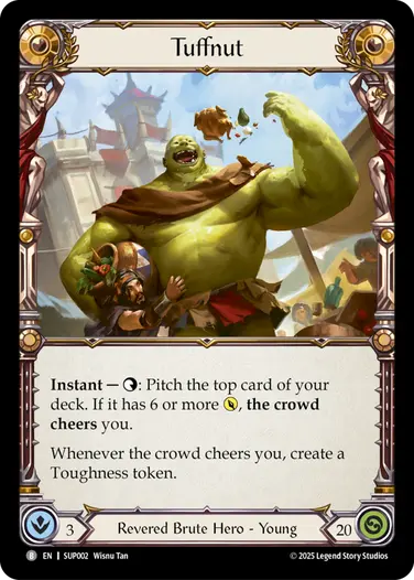 EN】[Revered Brute] Tuffnut/タフナット (ヒーロー)「B」〔SUP002