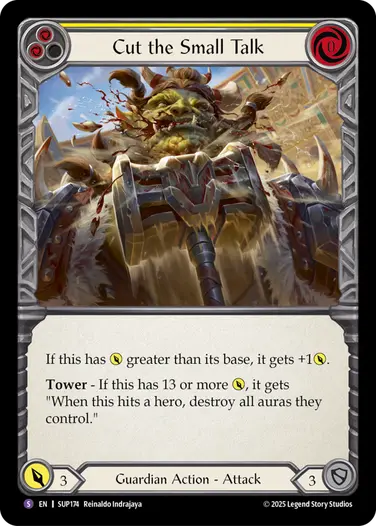 【EN】[Guardian] Cut the Small Talk/無駄話は終わり (黄)「S」〔SUP174〕
