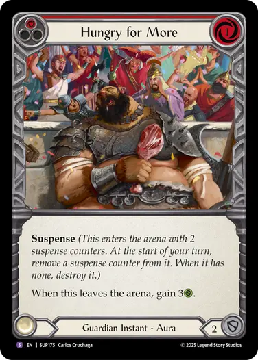 【EN】[Guardian] Hungry for More/止まらぬ飢え (赤)「S」〔SUP175〕