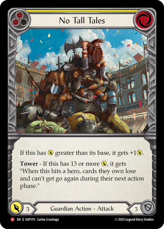 EN】《Rainbow Foil》[Guardian] No Tall Tales/嘘偽り無し (黄)「M