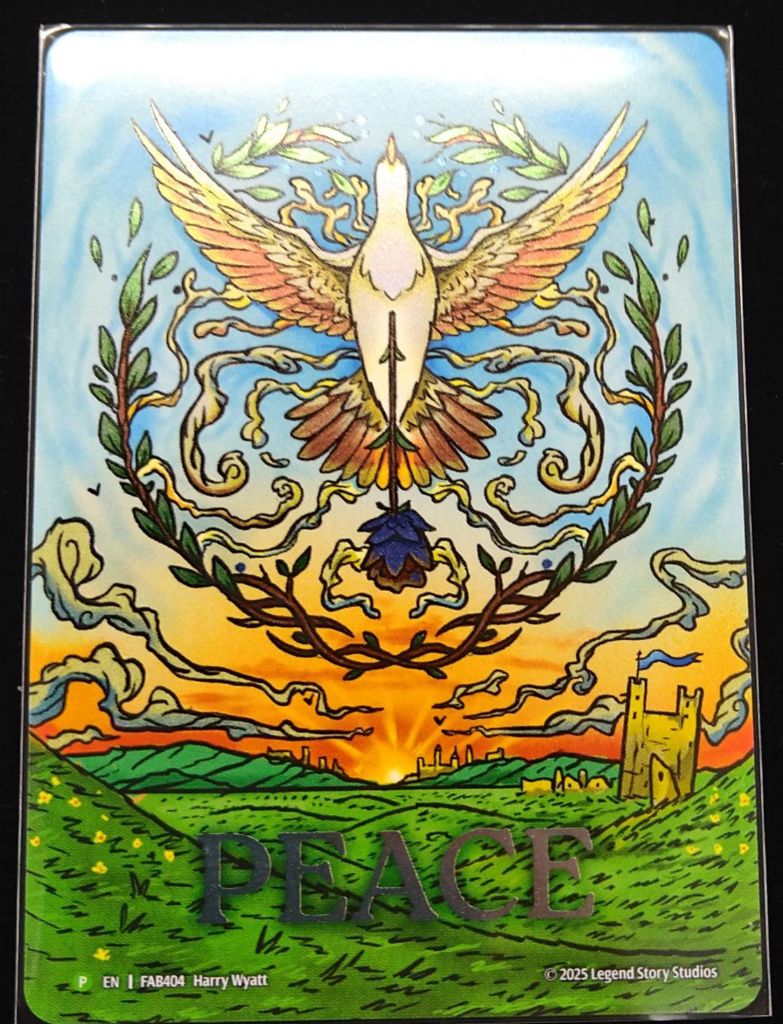 flesh and blood fab peace プロモ トークン EN】《Cold Foil》[Generic] Peace (トークン)「P」〔FAB404