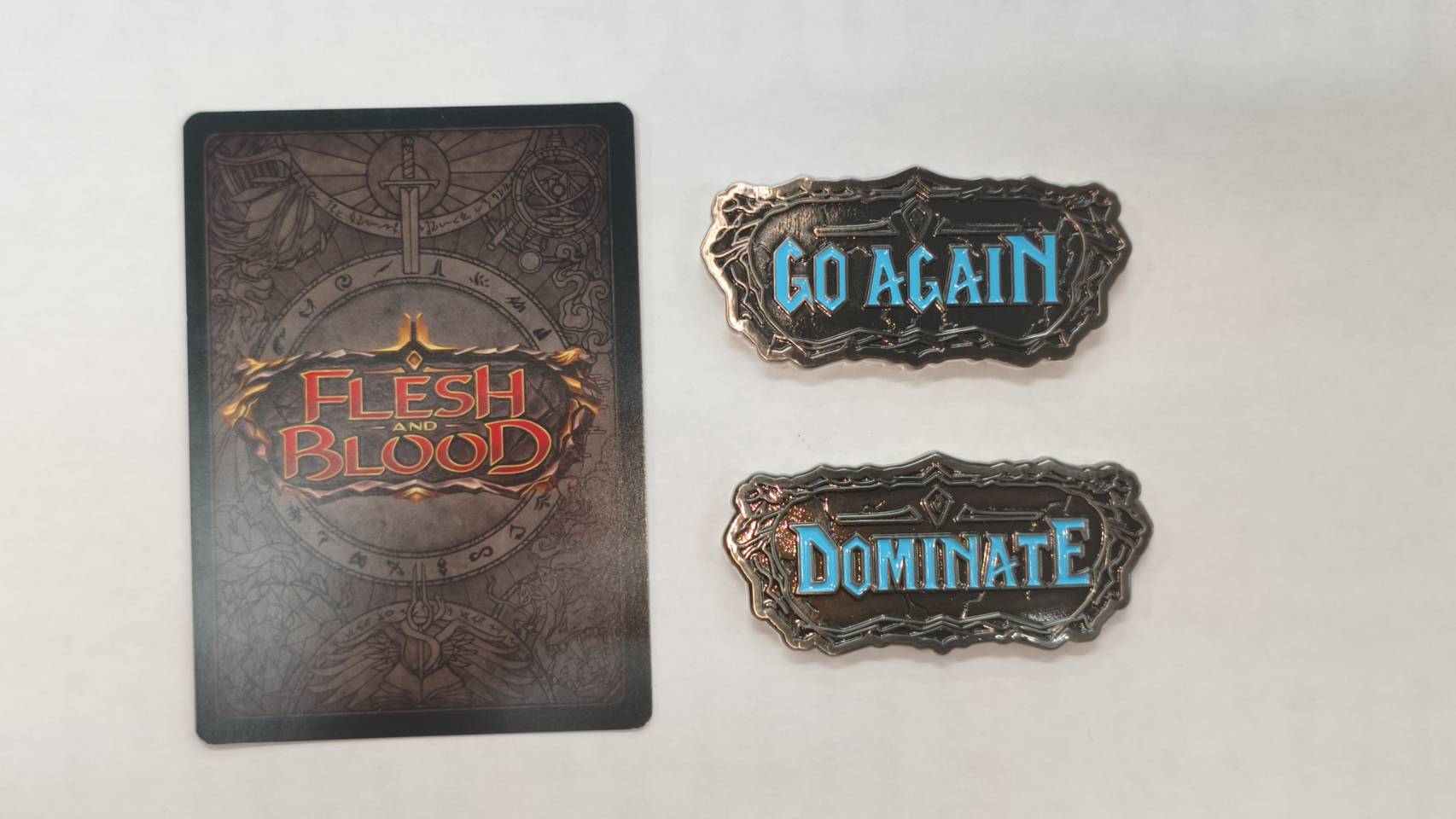 Dominate/Go Again用金属製トークン【Large】（シルバー） | 金属製