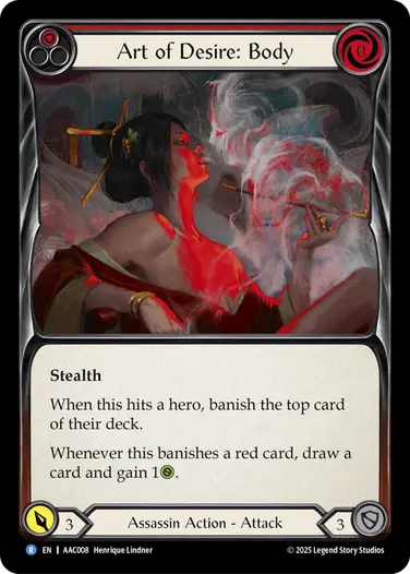 【EN】[Assassin] Art of Desire: Body/欲望の技：体 (赤)「R」〔AAC008〕