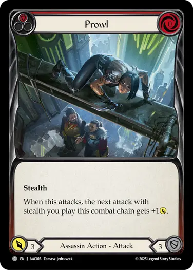 【EN】[Assassin] Prowl/徘徊 (赤)「C」〔AAC016〕