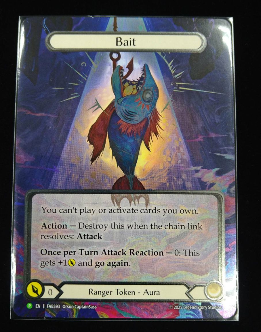 EN】《Cold Foil》[Ranger] Bait/餌 (トークン)「P」〔FAB393