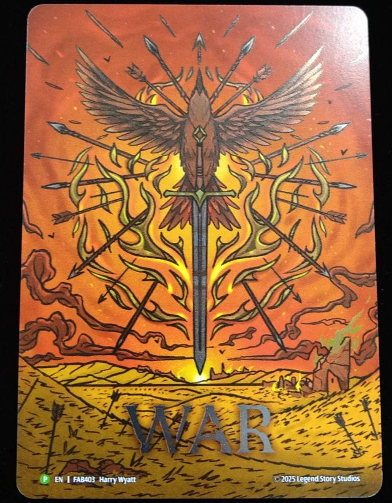 EN】《Cold Foil》[Generic] War (トークン)「P」〔FAB403〕 | すべて