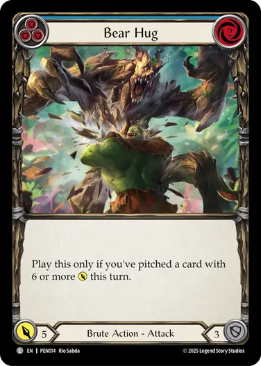 【予約商品】【EN】[Brute] Bear Hug/強烈な抱擁 (青)「C」〔PEN014〕