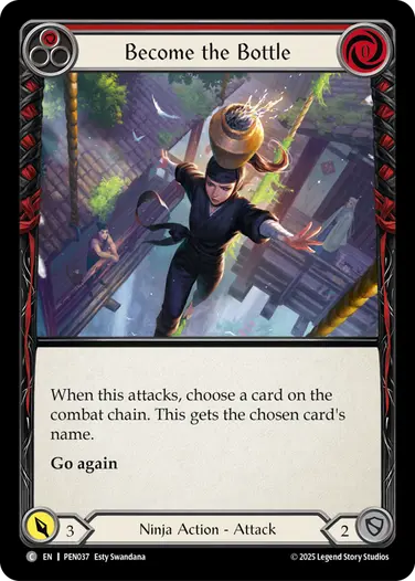 【予約商品】【EN】[Ninja] Become the Bottle/瓶を象れ (赤)「C」〔PEN037〕