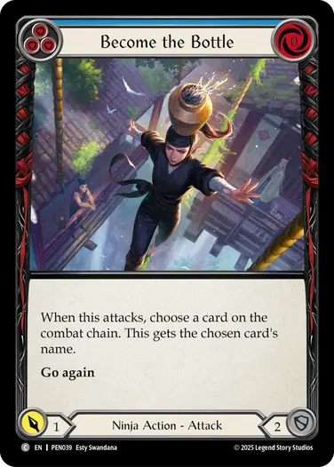 【予約商品】【EN】[Ninja] Become the Bottle/瓶を象れ (青)「C」〔PEN039〕