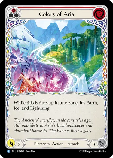 【EN】[Elemental] Colors of Aria/色鮮やかなアリア (赤)「R」〔PEN206〕