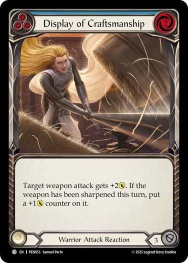 EN】《Rainbow Foil》[Warrior] Display of Craftsmanship/試し斬り