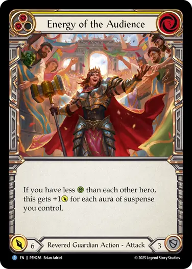 EN】《Rainbow Foil》[Revered Guardian] Energy of the Audience/観衆