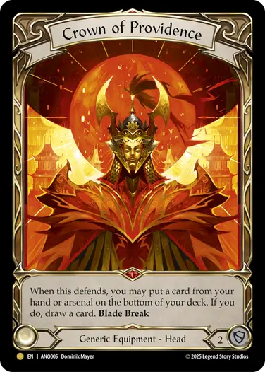 予約商品】【EN】《Rainbow Foil》[Generic] Crown of Providence/天命