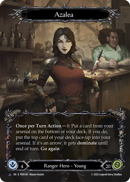 【予約商品】【EN】《Cold Foil》[Ranger] Azalea/アザレア (ヒーロー)「Marvel」〔PEN340〕