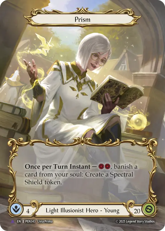 【予約商品】【EN】《Cold Foil》[Light Illusionist] Prism/プリズム (ヒーロー)「Marvel」〔PEN343〕