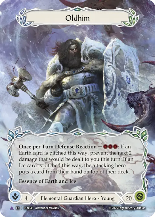 【予約商品】【EN】《Cold Foil》[Elemental Guardian] Shadow Runeblade/オールディム (ヒーロー)「Marvel」〔PEN345〕