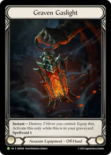 EN】《Cold Foil》[Assassin] Graven Gaslight/死厳の誤光 (装備品)「P