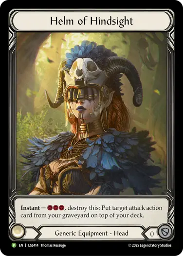 EN】《Cold Foil》[Generic] Helm of Hindsight/後知恵の兜 (装備品