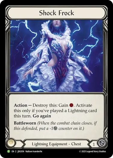 EN】《Cold Foil》[Lightning] Shock Frock/電撃クラップ (装備品)「P