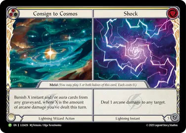 EN】《Cold Foil》[Lightning Wizard] Consign to Cosmos//Shock