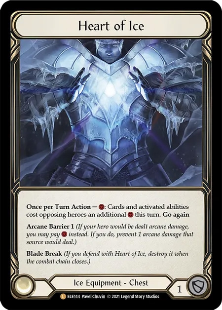 通販限定特価】【EN】《Cold Foil》[Ice] Heart of Ice 「L」〔ELE