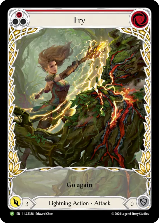 【EN】《Rainbow Foil》[Lightning] Fry/電壊 (赤)「P」〔LGS368〕
